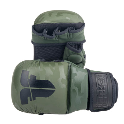 Gants d'entraînement MMA Fighter camouflage kaki - FMG-001CKH - Fighter Sport