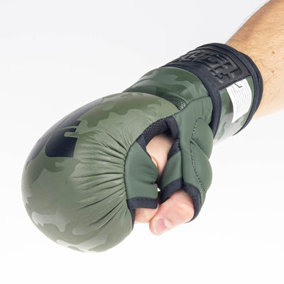 Gants d'entraînement MMA Fighter camouflage kaki - FMG-001CKH - Fighter Sport