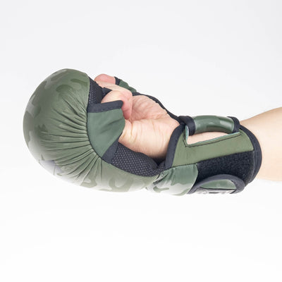 Gants d'entraînement MMA Fighter camouflage kaki - FMG-001CKH - Fighter Sport