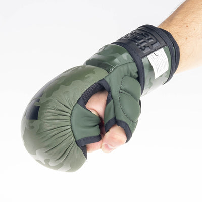 Gants d'entraînement MMA Fighter camouflage kaki - FMG-001CKH - Fighter Sport