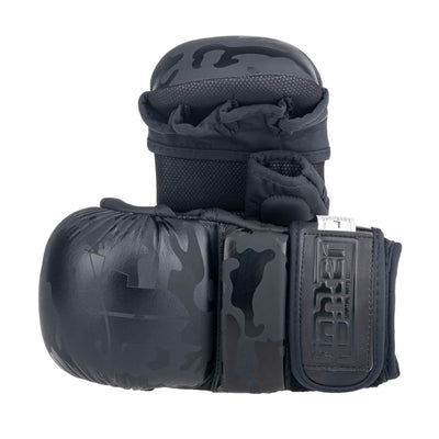 Gants d'entraînement MMA Fighter camouflage noir - FMG-001CBK - Fighter Sport