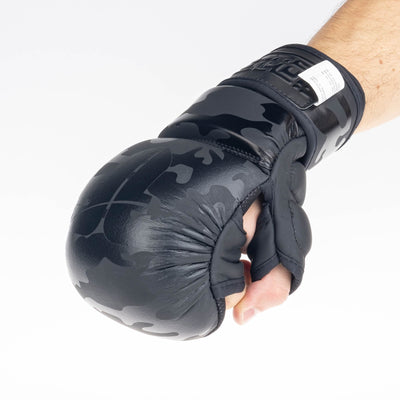 Gants d'entraînement MMA Fighter camouflage noir - FMG-001CBK - Fighter Sport