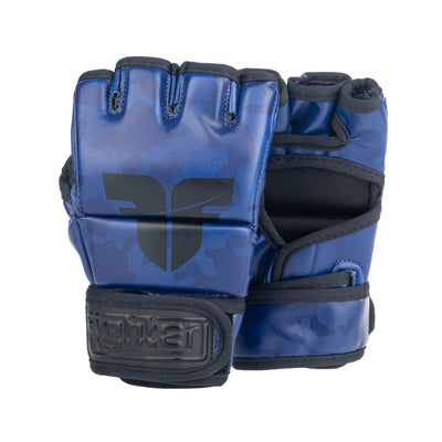Gants de compétition Fighter MMA camouflage bleu - FMG-002CBU - Fighter Sport