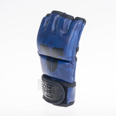 Gants de compétition Fighter MMA camouflage bleu - FMG-002CBU - Fighter Sport