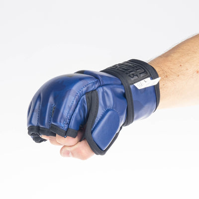 Gants de compétition Fighter MMA camouflage bleu - FMG-002CBU - Fighter Sport