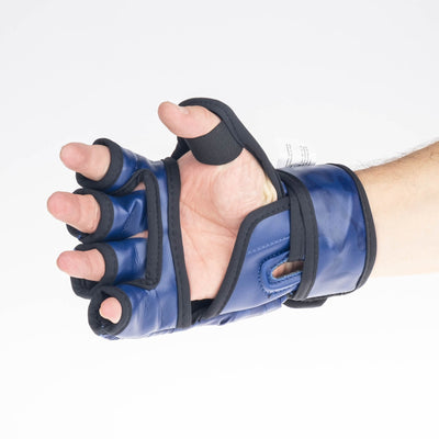 Gants de compétition Fighter MMA camouflage bleu - FMG-002CBU - Fighter Sport