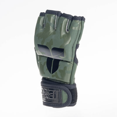 Gants de compétition Fighter MMA camouflage kaki - FMG-002CKH - Fighter Sport