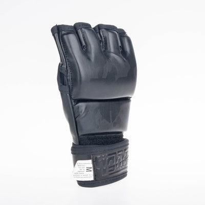 Gants de compétition Fighter MMA camouflage noir - FMG-002CBK - Fighter Sport
