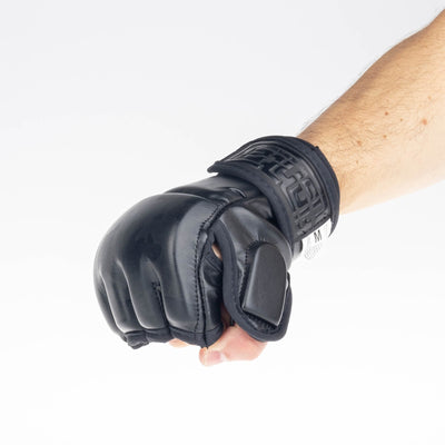 Gants de compétition Fighter MMA camouflage noir - FMG-002CBK - Fighter Sport