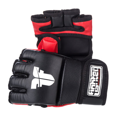 Gants de MMA Fighter noir/rouge - FMG01 - Fighter Sport