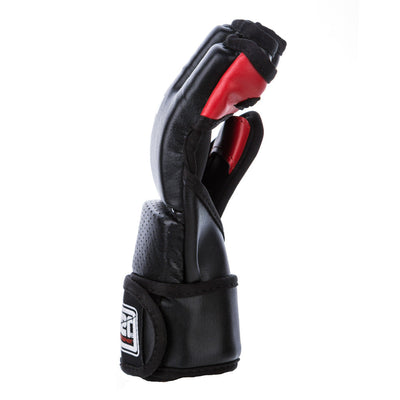 Gants de MMA Fighter noir/rouge - FMG01 - Fighter Sport