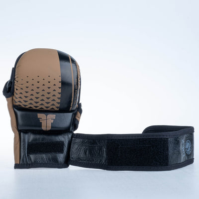 Gants de MMA Fighter Pro - noir/marron, FMGL-PRO-001 - Fighter Sport