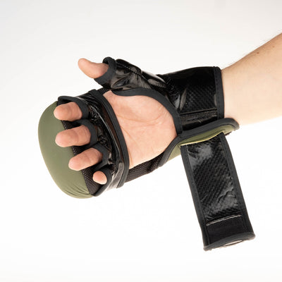 Gants d'entraînement MMA Fighter kaki - FMG-001KB - Fighter Sport