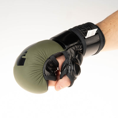 Gants d'entraînement MMA Fighter kaki - FMG-001KB - Fighter Sport