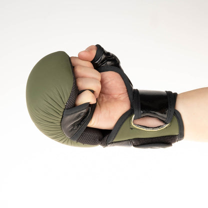 Gants d'entraînement MMA Fighter kaki - FMG-001KB - Fighter Sport