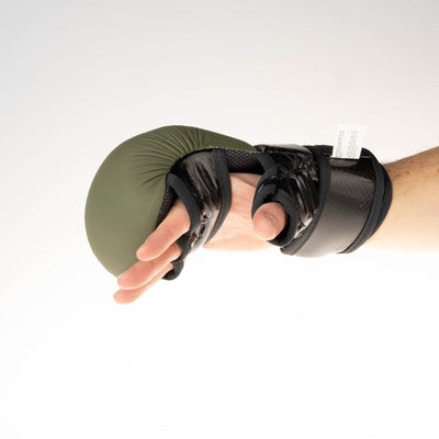 Gants d'entraînement MMA Fighter kaki - FMG-001KB - Fighter Sport