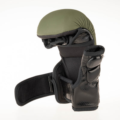 Gants d'entraînement MMA Fighter kaki - FMG-001KB - Fighter Sport