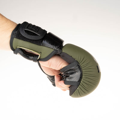 Gants d'entraînement MMA Fighter kaki - FMG-001KB - Fighter Sport