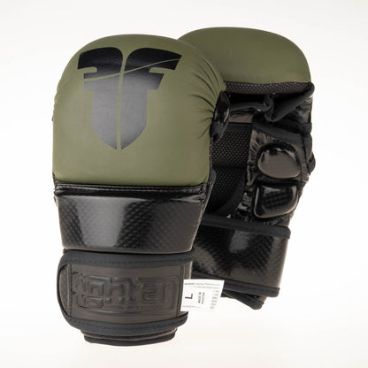 Gants d'entraînement MMA Fighter kaki - FMG-001KB - Fighter Sport