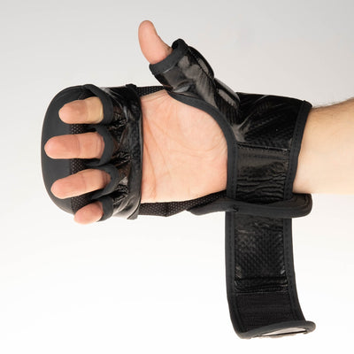 Gants d'entraînement MMA Fighter noir - FMG-001BB - Fighter Sport