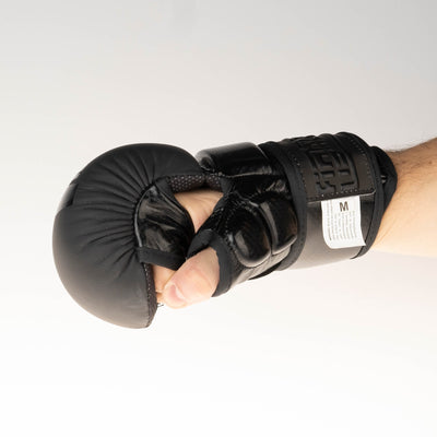 Gants d'entraînement MMA Fighter noir - FMG-001BB - Fighter Sport