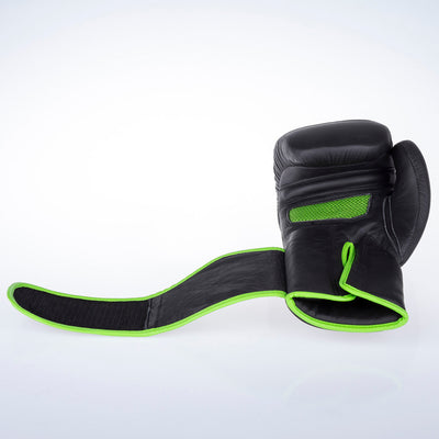 Gants pour sac Fighter Safety noir/vert - FBG-005 - Fighter Sport
