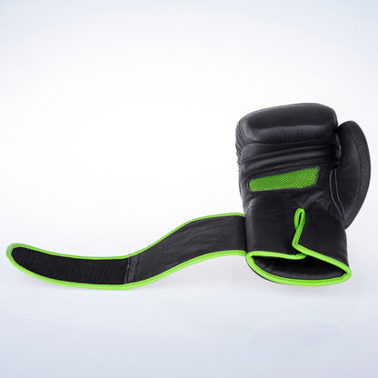 Gants pour sac Fighter Safety noir/vert - FBG-005 - Fighter Sport