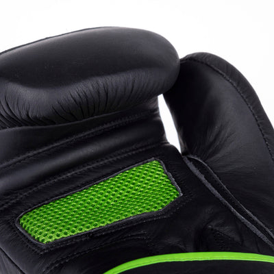 Gants pour sac Fighter Safety noir/vert - FBG-005 - Fighter Sport