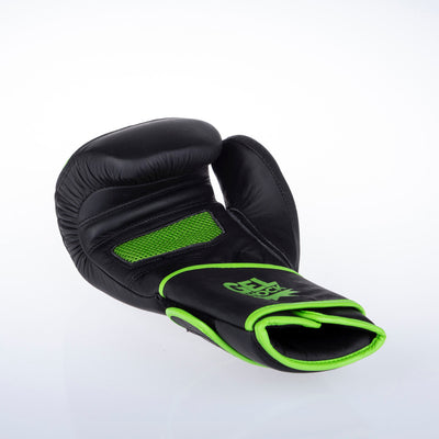 Gants pour sac Fighter Safety noir/vert - FBG-005 - Fighter Sport