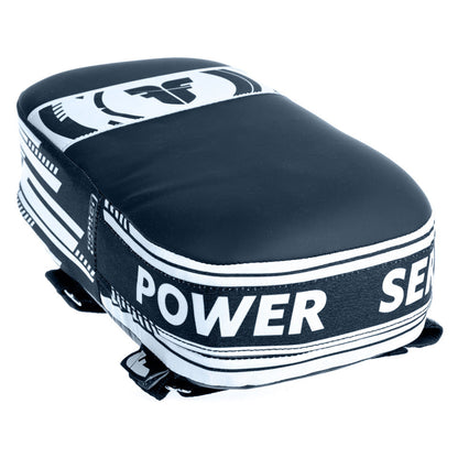 Bouclier de combat thaïlandais MAXI - Série Power - noir/blanc - Fighter Sport