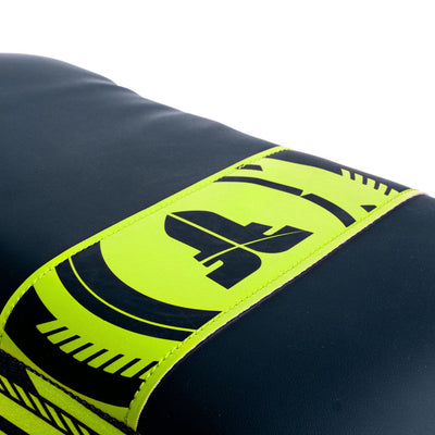 Bouclier de combat thaïlandais MAXI - Série Power - noir/jaune fluo - Fighter Sport