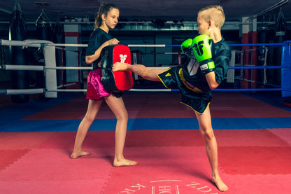 Bouclier de frappe Fighter KIDS rouge/noir - FKVB0002 - Fighter Sport