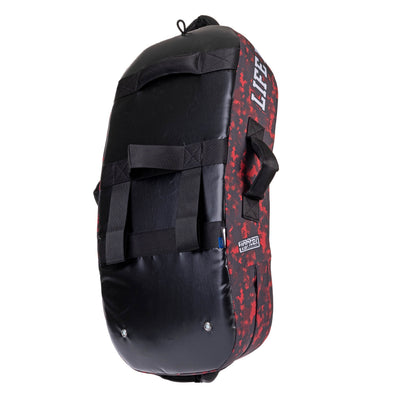 Bouclier de frappe Fighter MULTI GRIP "La vie est un combat" Camouflage rouge - FKSH-26 - Fighter Sport