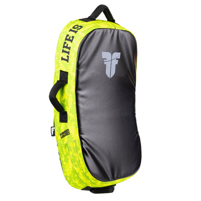 Bouclier de frappe Fighter MULTI GRIP "La vie est un combat" NEON Camo - FFKSH-37 - Fighter Sport