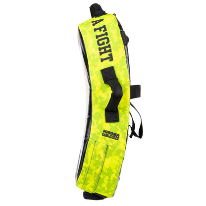 Bouclier de frappe Fighter MULTI GRIP "La vie est un combat" NEON Camo - FFKSH-37 - Fighter Sport