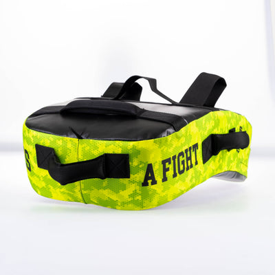 Bouclier de frappe Fighter MULTI GRIP "La vie est un combat" NEON Camo - FFKSH-37 - Fighter Sport