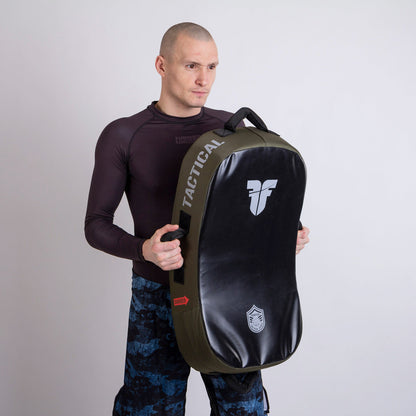Bouclier de frappe Fighter MULTI GRIP "Série tactique" vert armée - FKSH-15 - Fighter Sport