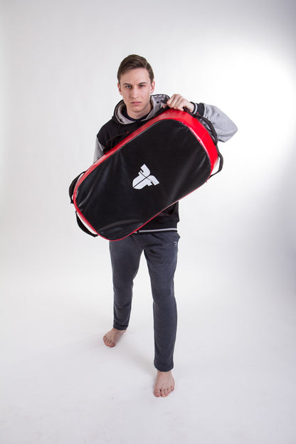Bouclier de frappe réversible Fighter MULTI GRIP noir/rouge - FKSH-11 - Fighter Sport