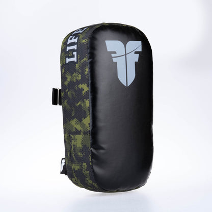 Bouclier de frappe THAI Fighter MAXI "La vie est un combat" Camouflage vert - F01602-DS04 - Fighter Sport