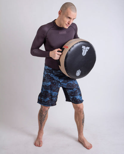 Bouclier Fighter Round Shield "Série tactique" vert armée - FKSH-17 - Fighter Sport