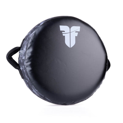 Bouclier rond Fighter "La vie est un combat" Camouflage gris - FKSH-33 - Fighter Sport