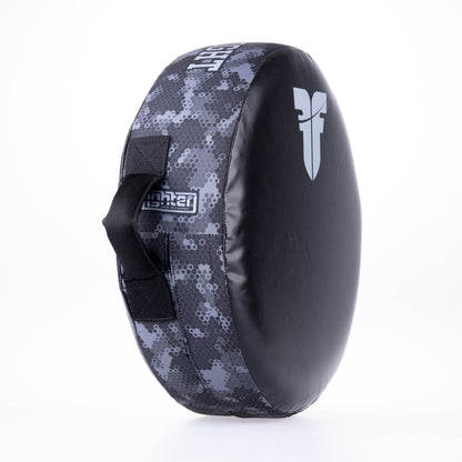 Bouclier rond Fighter "La vie est un combat" Camouflage gris - FKSH-33 - Fighter Sport