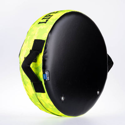 Bouclier rond Fighter "La vie est un combat" Camouflage néon - FKSH-38 - Fighter Sport
