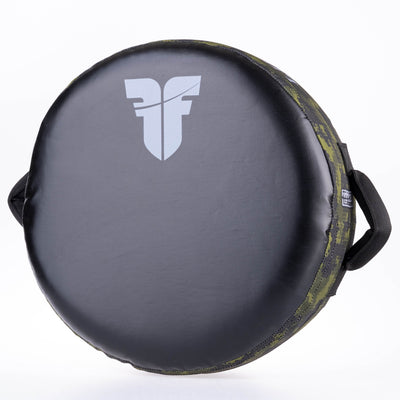 Bouclier rond Fighter "La vie est un combat" Camouflage vert - FKSH-31 - Fighter Sport