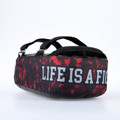 Bouclier THAI MAXI - La vie est un combat - Camouflage rouge, F01602-DS03 - Fighter Sport