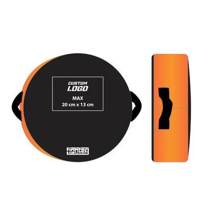 Bouclier rond Fighter - Logo personnalisé - Fighter Sport