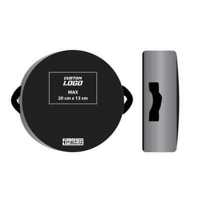 Bouclier rond Fighter - Logo personnalisé - Fighter Sport