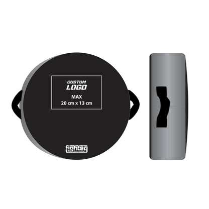 Bouclier rond Fighter - Logo personnalisé - Fighter Sport