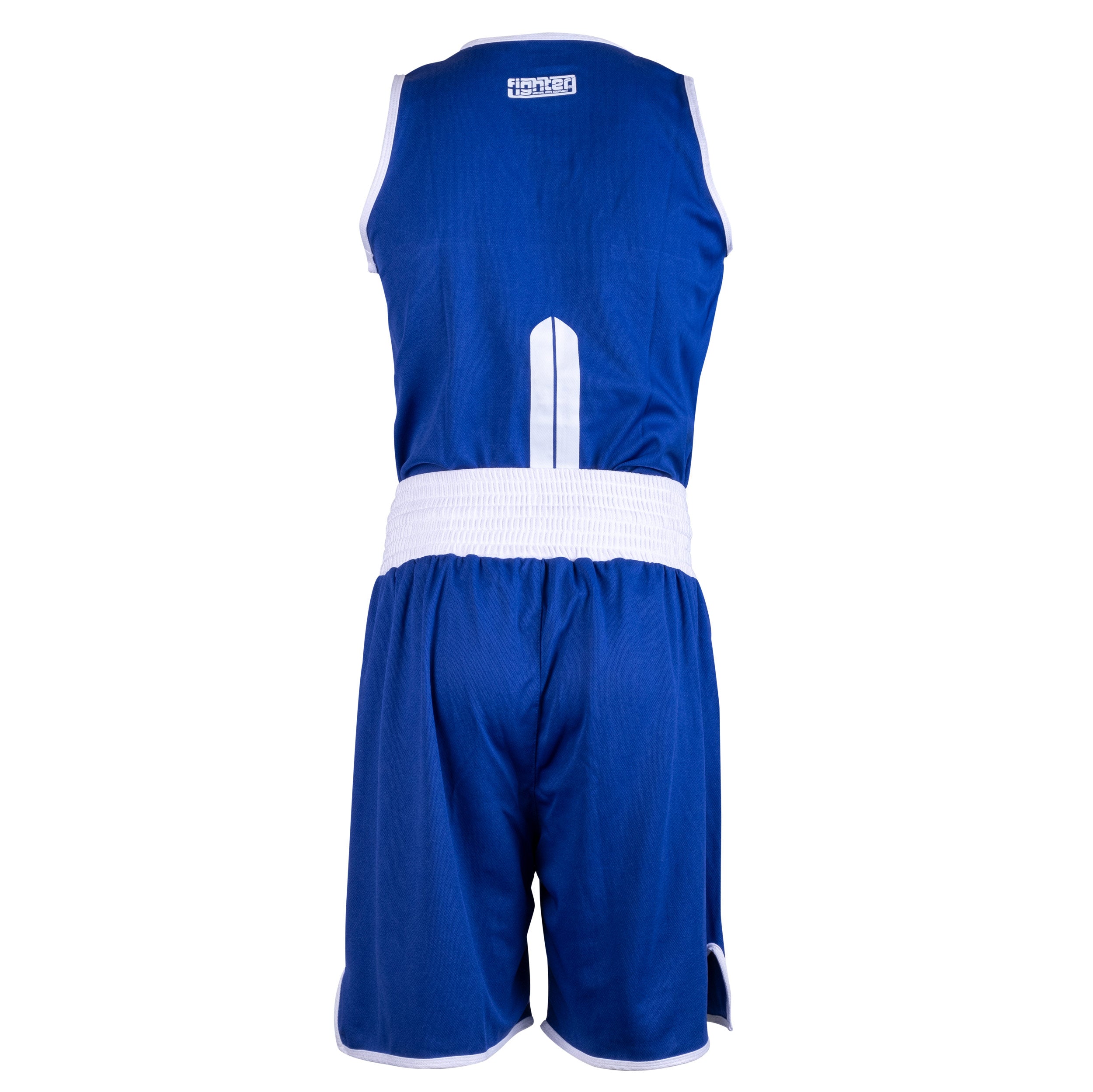 Ensemble de boxe Fighter bleu - FBXSET-02 - Fighter Sport