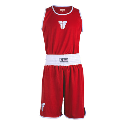 Ensemble de boxe Fighter rouge - FBXSET-01 - Fighter Sport